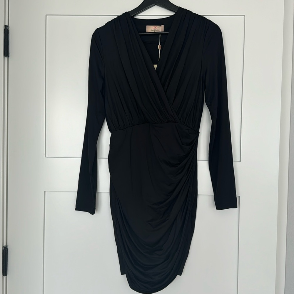 Black Ruched dress